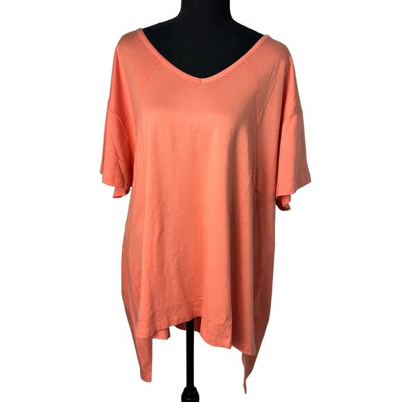 Koolaburra by UGG Jersey Short Sleeve Tunic Faded Rust Plus Size 3X NWOT - Picture 4 of 10